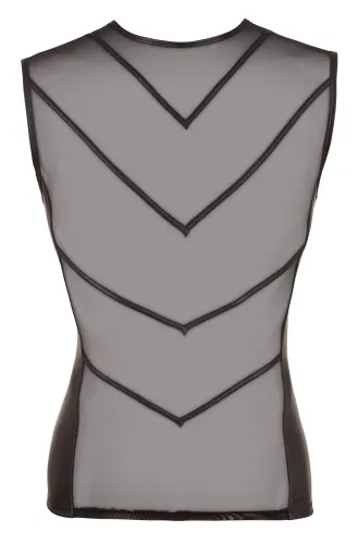 svenjoyment top męski siateczkowy z matowymi wstawkami czarny s na Arena.pl