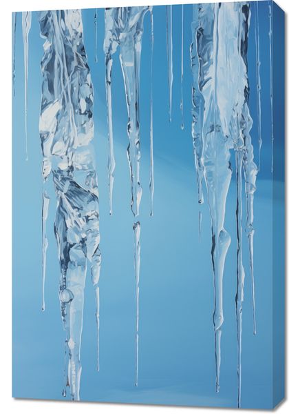 Obraz 60x90cm Kryształowe Sople zdjęcie 1