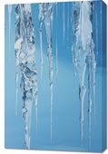 Obraz 60x90cm Kryształowe Sople