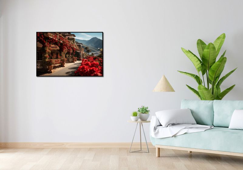 Plakat 91,5x61cm Czerwona Idylla zdjęcie 4