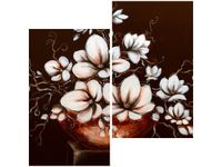 60X60CM MAGNOLIA III WAZA DWU OBRAZ ŚCIAN