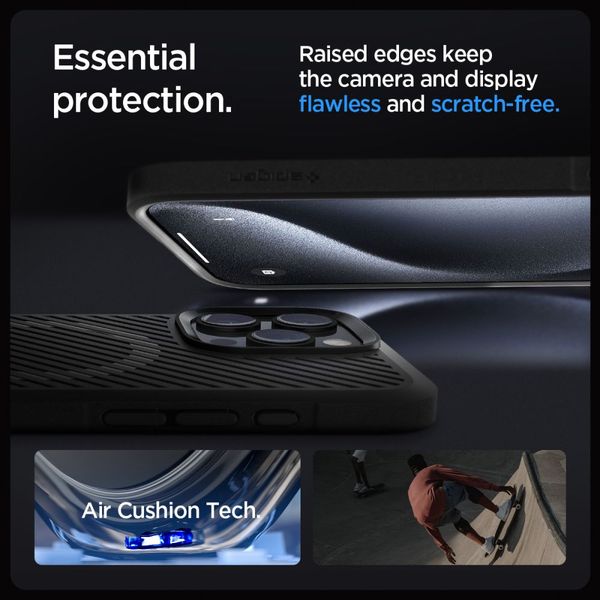 spigen core armor mag magsafe iphone 16 pro matte black zdjęcie 10