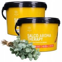 2x Naturalna sól do kąpieli SALCO Therapy Aroma Eukaliptus 3kg