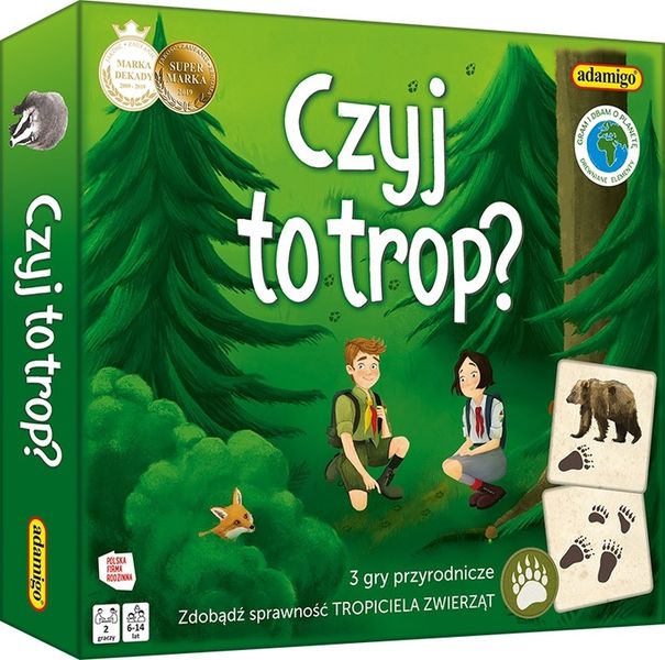 Gra planszowa Adamigo Czyj to trop? zdjęcie 3