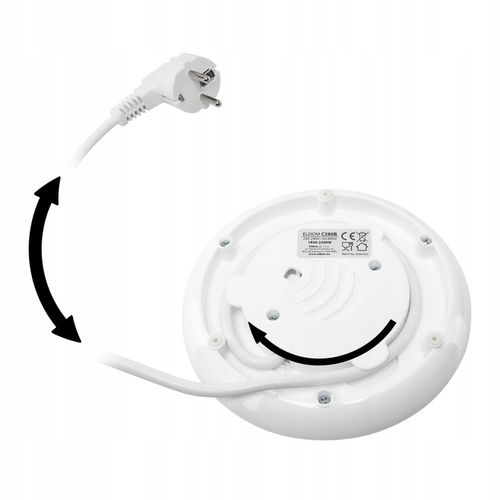 CZAJNIK ELEKTRYCZNY BEZPRZEWODOWY C280B BIAŁY 1,7L ELDOM na Arena.pl