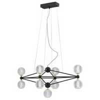 Lampa wisząca BOYA LE42738 LED 42W 3200K z funkcją ściemniania czarna
