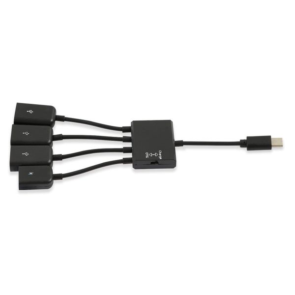 HUB USB typ C 3.1 3x USB + micro tablet ANDROID OTG myszka zdjęcie 4