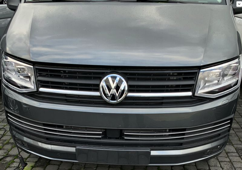 VW Caravelle T6 Listwy CHROM Grill zderzak Atrapa zdjęcie 1