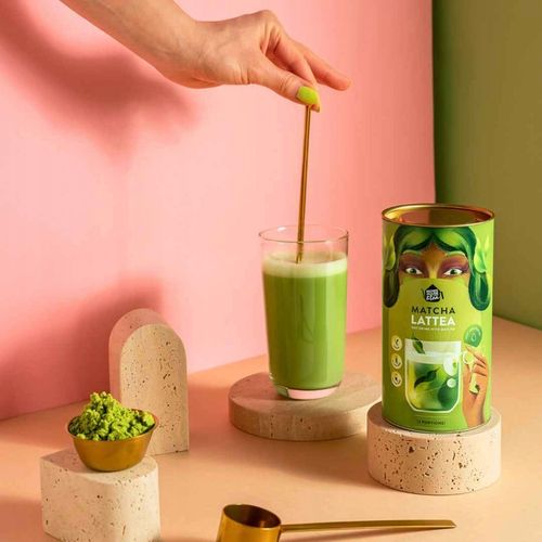 Matcha Lattea 10 porcji - matcha latte w formie instant z napojem owsianym na Arena.pl