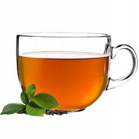 SZKLANKA Z UCHEM DO HERBATY NAPOJÓW 450ml 1szt.