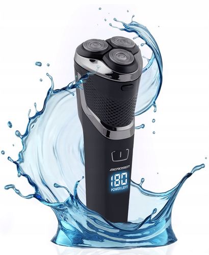 Maszynka do golenia golarka do brody zarostu 3 ostrza czarna Berdsen na Arena.pl