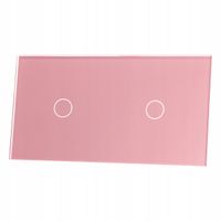 PANEL SZKLANY 1+1 (2 PUSZKI) - RÓŻOWY LIVOLO