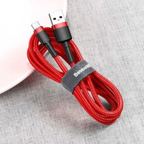 KABEL USB-C BASEUS CAFULE 2A 3m CZERWONY na Arena.pl