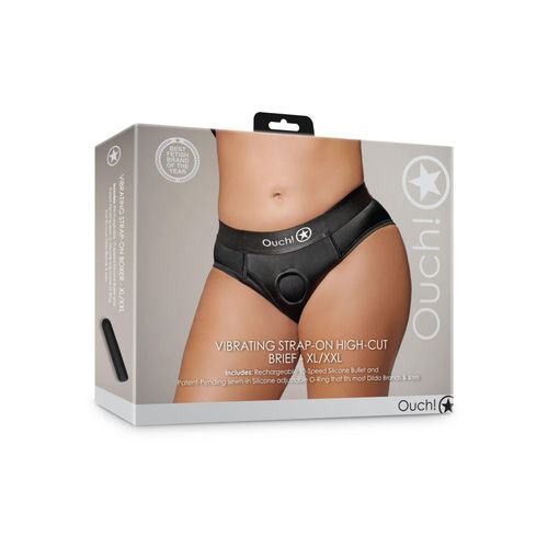 vibrating strap-on high-cut brief - xl/xxl na Arena.pl