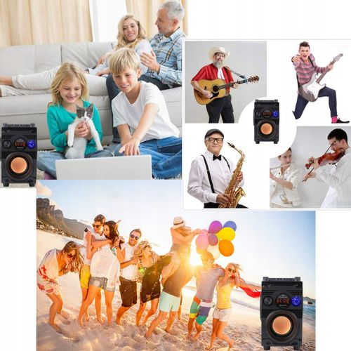 Przenośny Głośnik Bluetooth Feegar Karaoke Mikrofo na Arena.pl