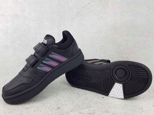 ADIDAS HOOPS 3.0 CF C H03861 BUTY TRAMPKI DZIECIĘCE CZARNE NA RZEPY na Arena.pl