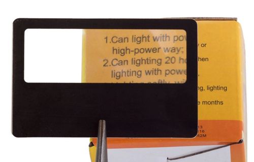 KARTA LUPA POWIĘKSZENIE 85X55MM SOCZEWKA KIESZONKOWA na Arena.pl