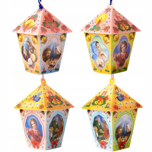 Lampion świąteczny roraty led zdjęcie 1