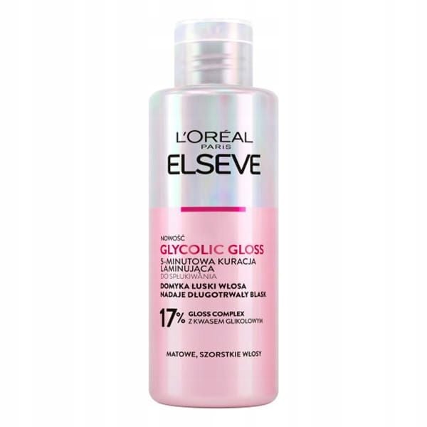 LOREAL ELSEVE GLYCOLIC GLOSS kuracja laminująca do włosów 200 ml zdjęcie 1