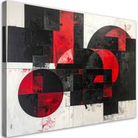 Obraz do salonu sypialni, Abstrakcja tekstura koła kształty 30x20