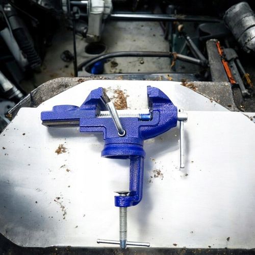 IMADŁO ŚLUSARSKIE OBROTOWE 360 Z KOWADŁEM ŻELIWNE STOŁOWE MOCNE na Arena.pl