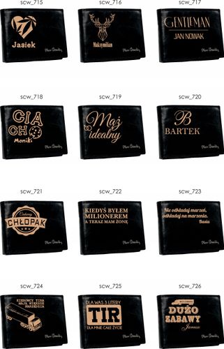 Portfel skórzany Pierre Cardin z własnym grawerem dla męża na Arena.pl