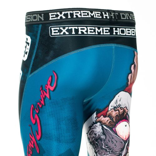 Legginsy męskie MONKEY NIEBIESKI L na Arena.pl