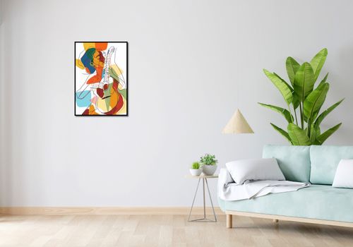 Plakat 50x70cm Wewnętrzna Muza na Arena.pl