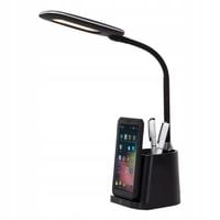 Lucide Penny Lampa Biurkowa LED 4.7W Czarna z Ładowarką Indukcyjną