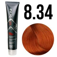 Inebrya farba do włosów, koloryzacja trwała, 100 ml 8/34 jasny blond złota miedź