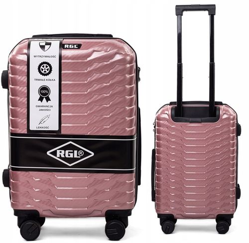 MAŁA WALIZKA KABINOWA L NA 4 KÓŁKACH PODRÓŻNA TORBA POLICARBON RGL na Arena.pl