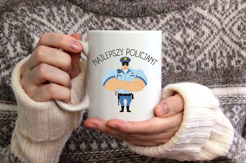 Kubek Dla Najlepszego Policjanta Policjantki Z Nadrukiem Ze Zdjęciem zdjęcie 8
