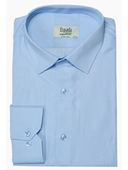Błękitna koszula męska slim biznesowa elegancka dopasowana Espada XL-43/44