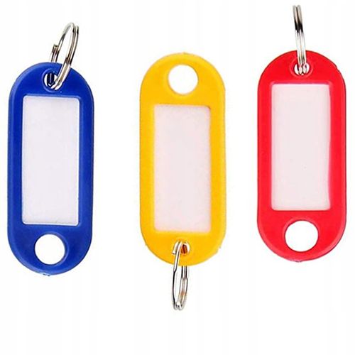 Identyfikatory do kluczy 100 sztuk kolorowe na Arena.pl