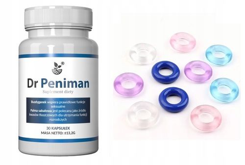 DR PENIMAN + GRATIS! SUPLEMENT DIETY DLA MĘŻCZYZN 30 KAPS extra wzwód duży na Arena.pl