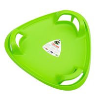 ślizg śnieżny zielony