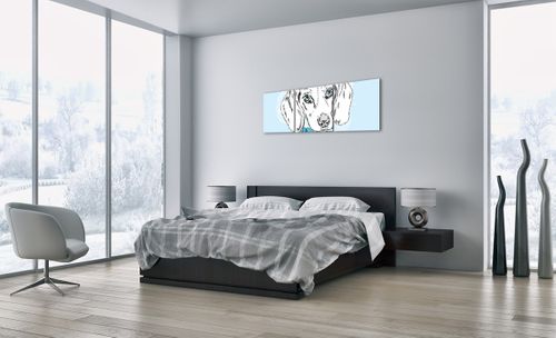Obraz Na Płótnie - Pies Elegant - 120X40 Cm - Ca120X40-3114 na Arena.pl