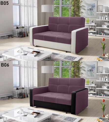 Sofa Bella II rozkładana, pojemnik na pościel na Arena.pl