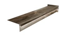 Gruba stopnica marmuropodobna BEŻ/BRĄZ z efektem CARVING 120x30x4, LED