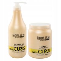 STAPIZ Szampon Maska do włosów kręconych i fal WAVES&CURLS 2x1L