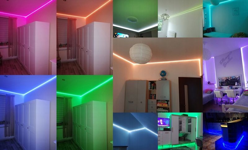 ZESTAW LED 15M RGB5050 Bluetooth MUZYKA Unpack YT zdjęcie 15
