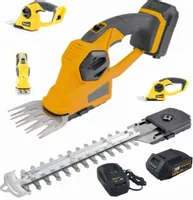 NOŻYCE AKUMULATOROWE 20V RASH 2020 SET RIWALL DO TRAWY ŻYWOPŁOTU GAŁĘZI