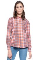 DAMSKA KOSZULA MATERIAŁOWA MUSTANG EMMA LUREX CHECK 1009986 11814 36 S