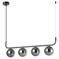 Kulista lampa wisząca Alisa LP-005/4L grafit Light Prestige kule grafit przydymiony