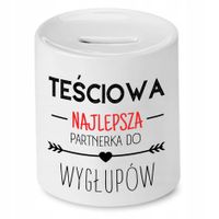 Skarbonka Dla Teściowej Partnerka Do Wygłupów Z Nadrukiem Ze Zdjęciem