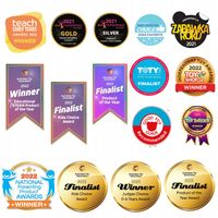 Pastelowe Prostokąty - Klocki Magnetyczne - 24 elementy Connetix