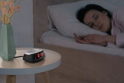 Radiobudzik Kruger&Matz pamięć 20 stacji podwójny budzik drzemka timer na Arena.pl