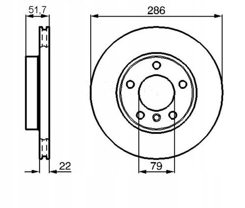 TARCZA HAM PRZOD 286X22 V MIKODA na Arena.pl