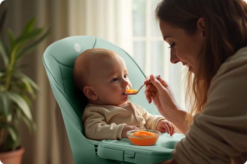 Krzesełko do karmienia Nukido Tilo zielone na Arena.pl
