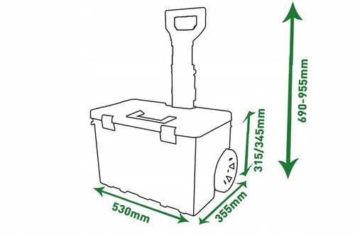 SKRZYNKA NARZĘDZIOWA NA KÓŁKACH QBRICK TWO BIG SET 6w1 + 2x ORG. MULTI PRO na Arena.pl